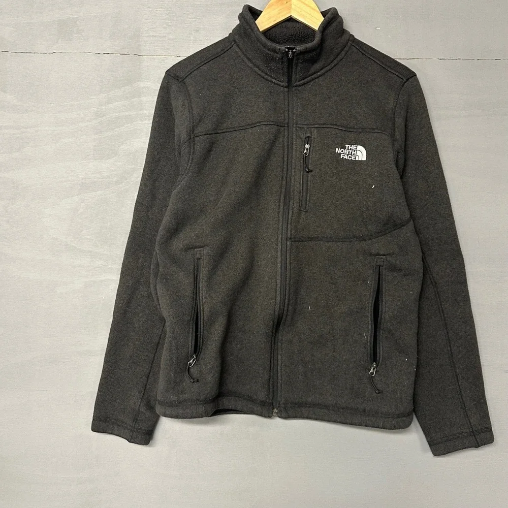 The North Face‎ Mens Fleece Jacket Full Zip Charcoal Gray M M